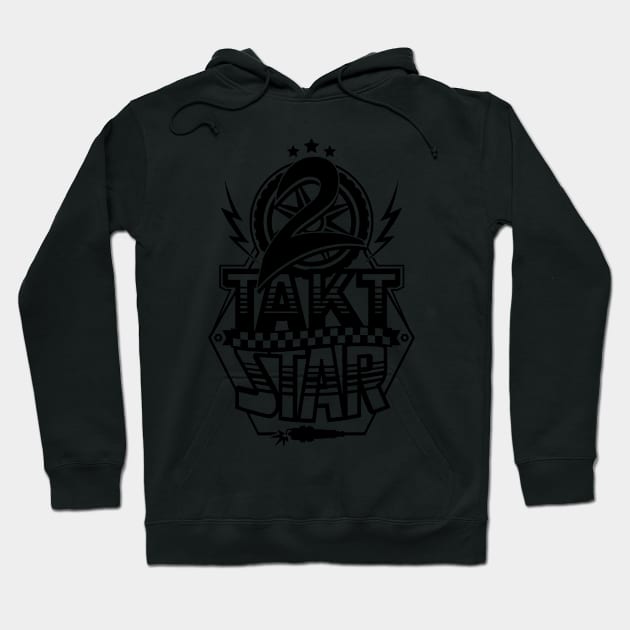 2-stroke star / two-stroke star Hoodie by GetThatCar